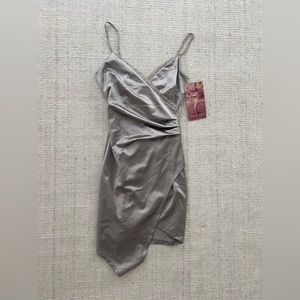XXS silver mini dress